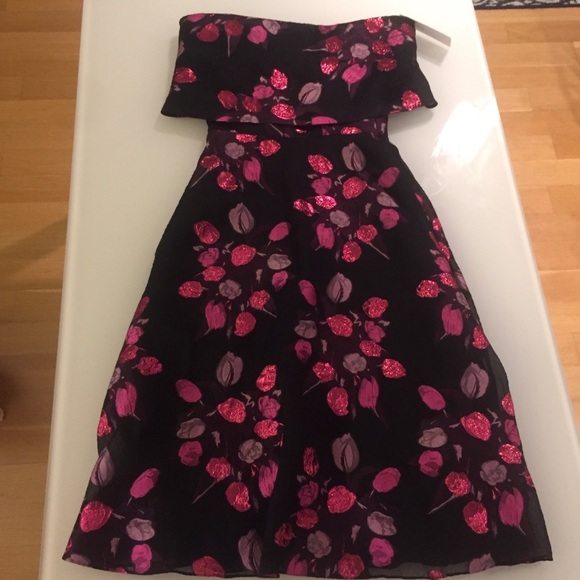 SOLD Lela Rose Tulip Fil Coupe A-line Dress - Picture 4 of 6